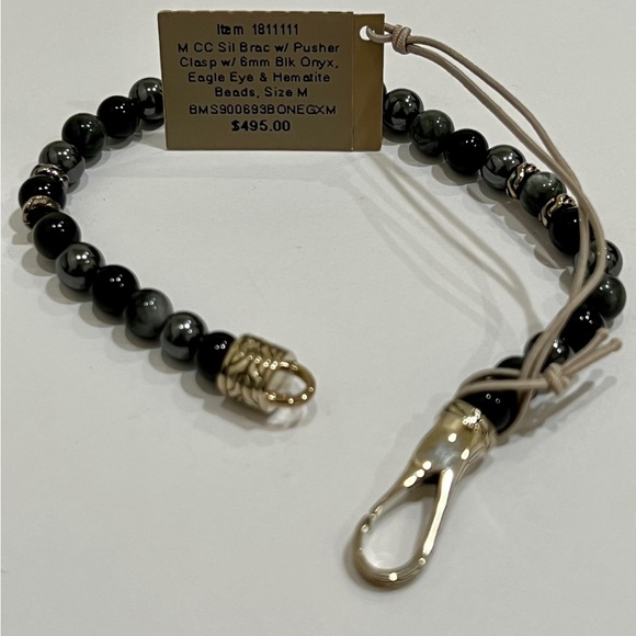 John Hardy Black Onyx, Eagle Eye & Hematite Bracelet - Picture 4 of 6